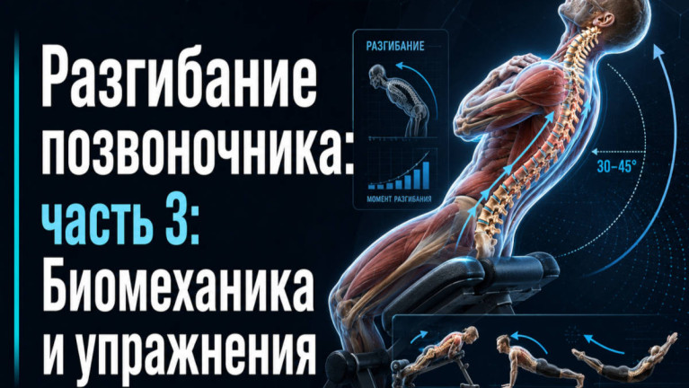 Курс "Функциональная анатомия". Часть 17. Разгибание позвоночника III: Биомеханика и изометрические упражнения