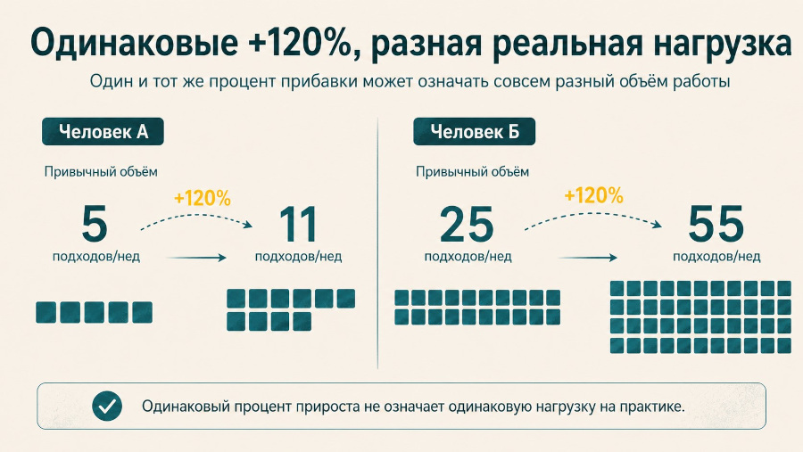 Сколько подходов делать и как их добавлять, чтобы не сломаться