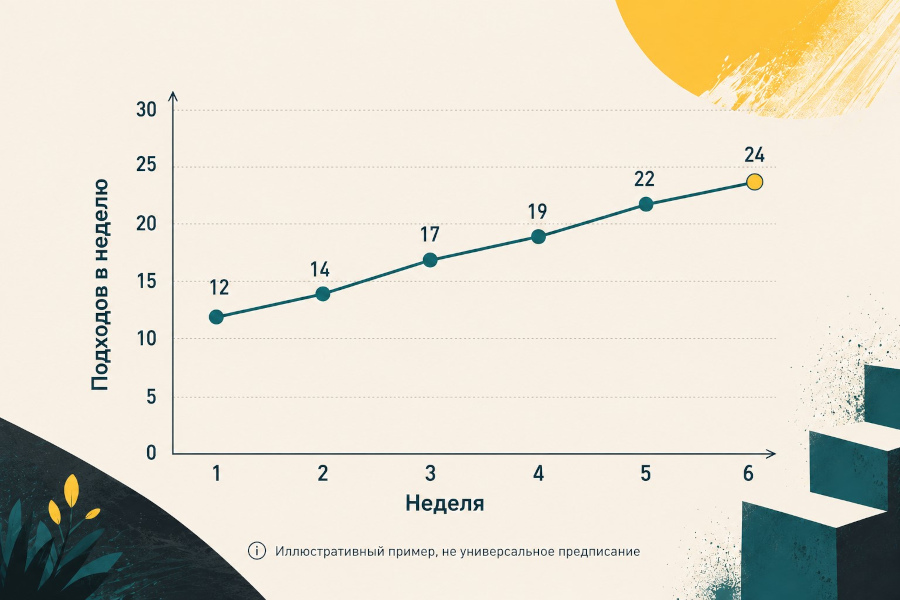Сколько подходов делать и как их добавлять, чтобы не сломаться